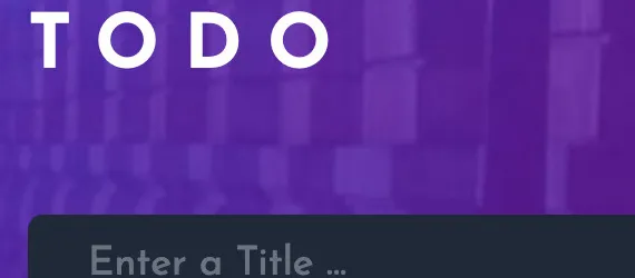 NextJS CRUD Todo App