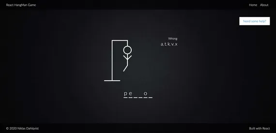 React Hangman Game